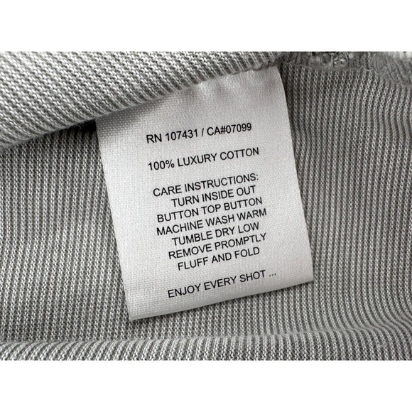 Button Polo Shirt Mens M Blue Short Sleeve Short Sleeve EUC - Picture 6 of 7